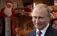Rosyjska reklama. Putin jako Dziadek Mróz sprawiający że dzieci stają się hetero