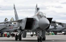 Rosyjski MiG zapalił się na Białorusi. Służył do rozpoznawania celów na Ukrainie