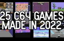 25 nowych gier na Commodore 64 które powstały w 2022r.