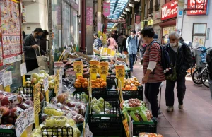 Inflacja w Japonii najwyższa od 40 lat. Aż całe 4 procent.