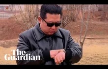 Odpalenie rakiety, w roli głównej Kim Dzong Un
