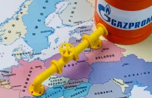Eksport rosyjskiego gazu do Europy spadł do najniższego poziomu od rozpadu ZSRR