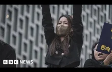Protest kobiet w Korei w zwiazku z proba zlikwidowania ministerstwa ds. rownosci