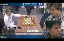 Magnus Carlsen pokonuje arcymistrza mając tylko 30 sekund na całą partię