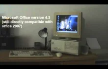 Dźwięki lat 90 - uruchamiający się komputer oraz drukarka