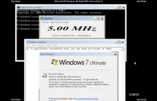 Uruchamianie Windows 7 na 5 MHz CPU z 128MB RAM