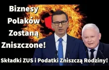 PiS znowu zniszczy polskie rodziny. Wielki wzrost ZUS i podatków za kilka dni