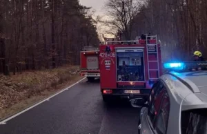 Auto wpadło do wody na nabrzeżu przy Skwerze Kościuszki w Gdyni.