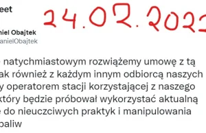 Z iloma stacjami 0rlenu, 0bajtek rozwiązał umowy? Pewnie Zi0br0