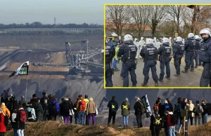 Starcia z policją w Niemczech. Aktywiści bronią wioski przed kopalnią