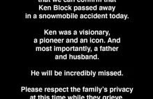 Ken Block nie żyje :/