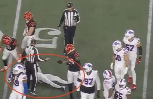 Sceny grozy w NFL. Zawodnikowi zatrzymało się serce podczas meczu! [WIDEO]