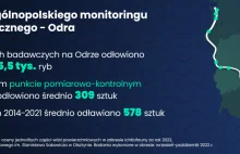 Wyniki ogólnopolskiego monitoringu ichtiologicznego 2022. Dane z Odry