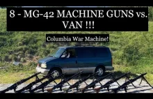 Dzień jak co dzień w USA: 8 MG-42 strzela do vana ( ͡° ͜ʖ ͡°)