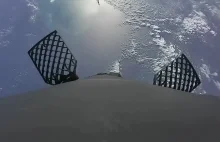 Nagranie z pokładu Falcona 9 podczas lotu w kosmos i z powrotem