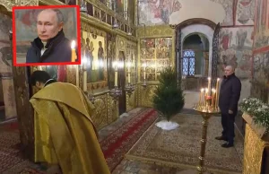 Putin świętuje narodzenie i miłosierdzie Jezusa