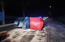 Śmiertelny wypadek w Głobinie. Ucieczka pijanego kierowcy.