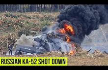 Film z zestrzelenia ruskiego KA-52 i drona