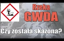 Kolejna rzeka w Polsce została skażona. Rzeką GWDA płynie ropopodobna substancja