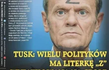 Donald Tusk pozywa Gazetę Polską za okładkę pokazującą go z literą "Z" na czole