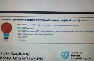 Propaganda PiSu na przykładzie rachunku za prąd z Enea
