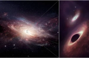 Dwie gigantyczne supermasywne czarne dziury. Wkrótce dojdzie do zderzenia