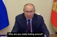 Wściekły Putin publicznie zbeształ ministra za niewykonanie planów