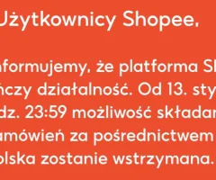 Shopee wychodzi z Polski