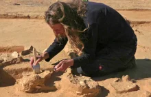 Prehistoryczne znalezisko w Izraelu. Jego wiek szacowany na kilka tysięcy lat.