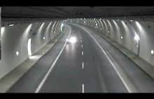 Tunel na Zakopiance - zawracanie i jazda pod prąd