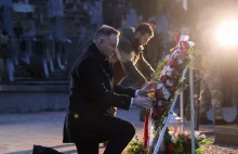 Gest Ukraińców wobec Andrzeja Dudy. Usunęli flagi Bandery