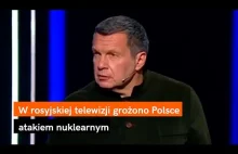 W rosyjskiej telewizji grożono Polsce atakiem nuklearnym. "Powód" ma być jeden