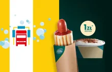 Mały hot dog i kawa Café za 1 zł przy zakupie wybranej usługi mycia Myjni...