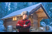 21-latek ze Szwecji Erik Grankvist w 3 lata sam zbudował drewniany dom w lesie