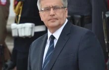 Prezydent Bronisław Komorowski brzydko kończy.