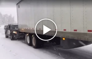 Jak amerykańska policja radzi sobie z ciężarówkami, które utknęły na drodze?