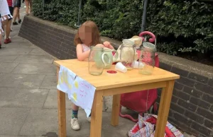 Londyn: Pięciolatka ukarana grzywną za nielegalną sprzedaż lemoniady [ENG]