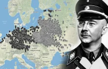 Mapa niemieckich obozów śmierci w czasie II wojny światowej