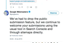Submit URL Google (Add url) nie działa