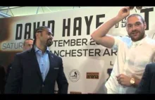 David Haye vs Tyson Fury Head to Head