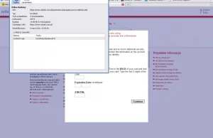 mBank - trojan próbujący wykraść dane karty podczas logowania do serwisu.