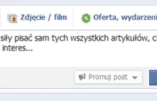 Kasujesz posty przed wysłaniem? Facebook chce wiedzieć dlaczego.