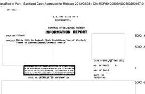 Jak agent CIA widział Polskę w 1954 roku? – z odtajnionego wczoraj raportu