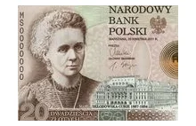 Maria Skłodowska-Curie ponownie na banknocie