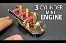 3 cylindrowy mini silnik