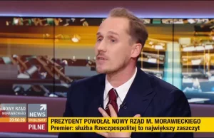 Berkowicz tłumaczy się z "hailowania" awantura w Polsacie