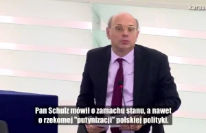 Wspaniałe! Francuski europoseł w obronie Polski porządnie przeorał Schulza...