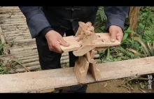 Japończyk robi szalone rzeczy z drewnem