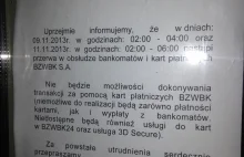 BZ WBK wstrzymuje wypłaty z bankomatów?