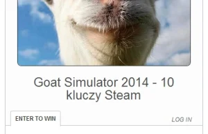 Primaaprilisowy giveaway Goat Simulator